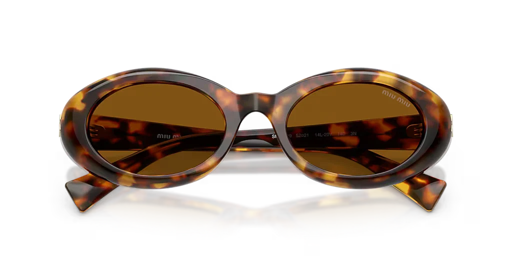 0MUB09S Sunglasses - Havana/Dark Bronze - Image 5