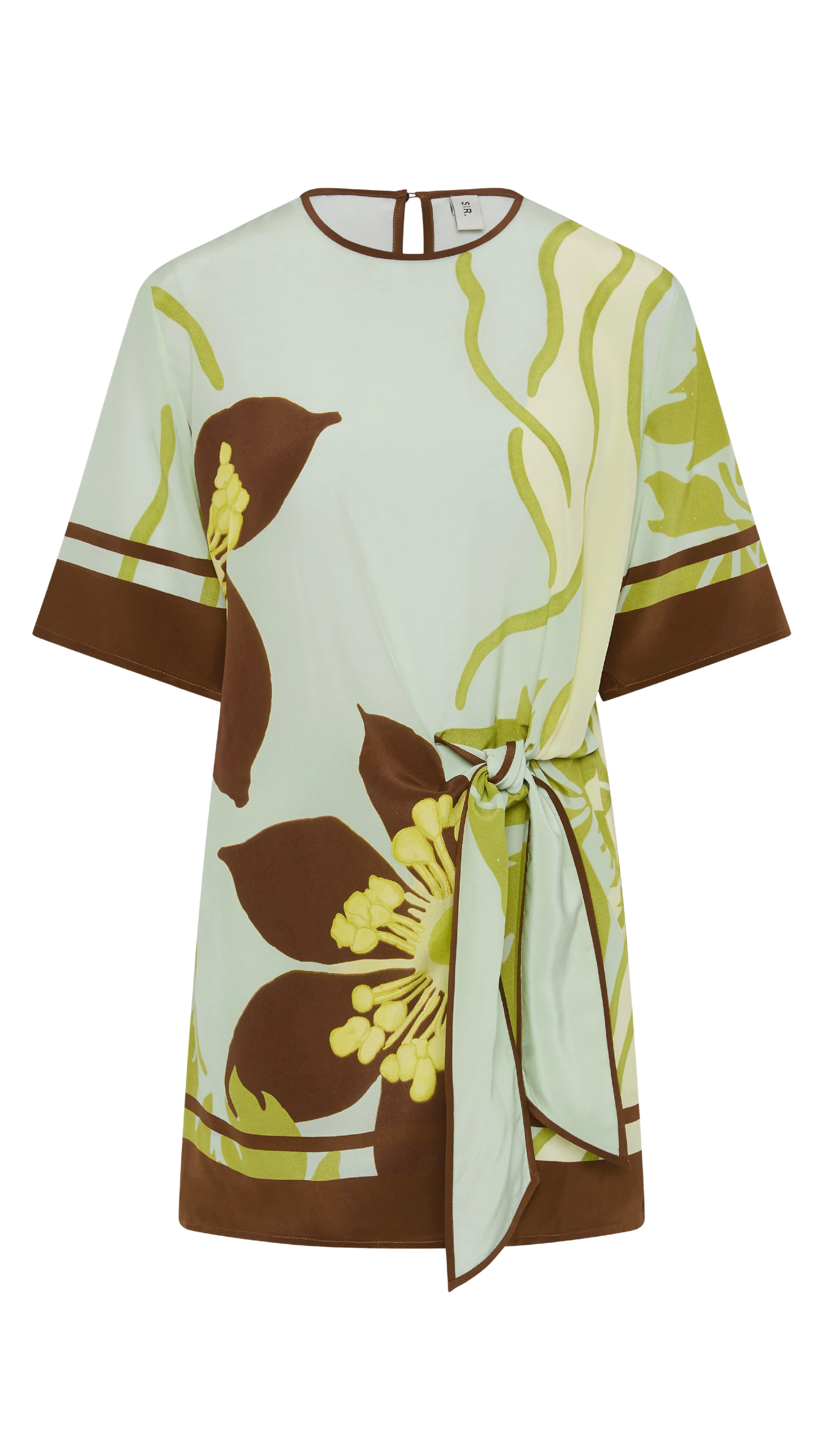 Amaia Mini Dress - Floral Vine
