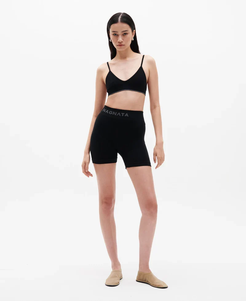 Ballet Wool Mini Short - Black - Image 3