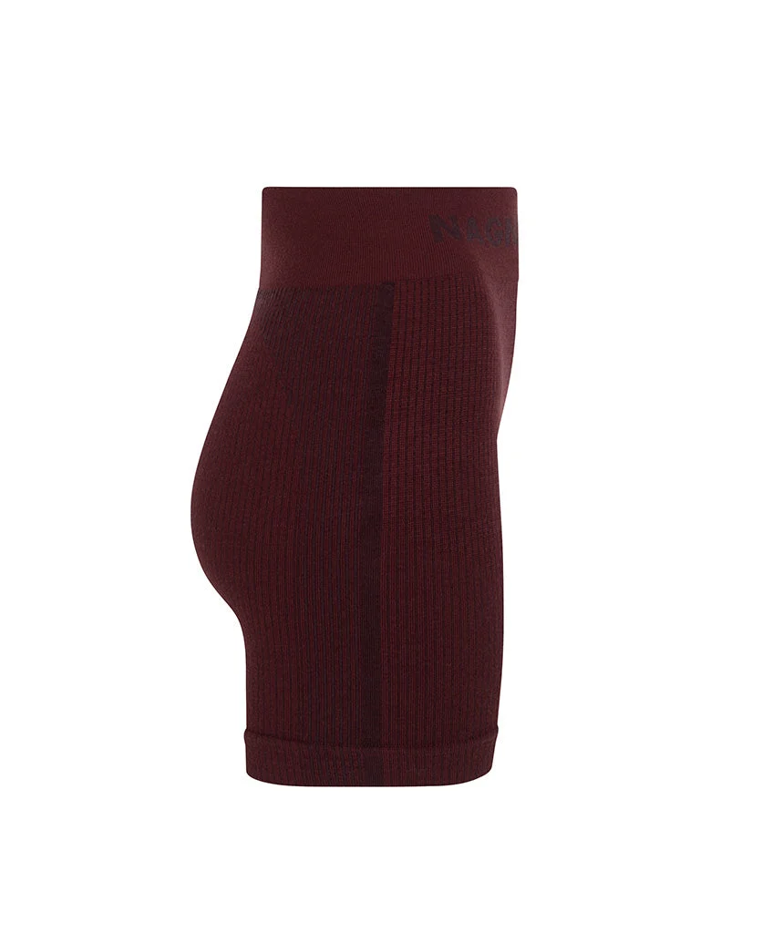 Ballet Wool Mini Short - Mulberry - Image 4