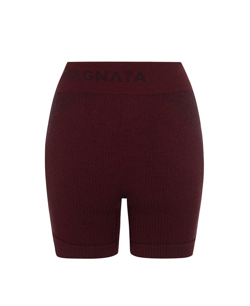 Ballet Wool Mini Short - Mulberry - Image 5