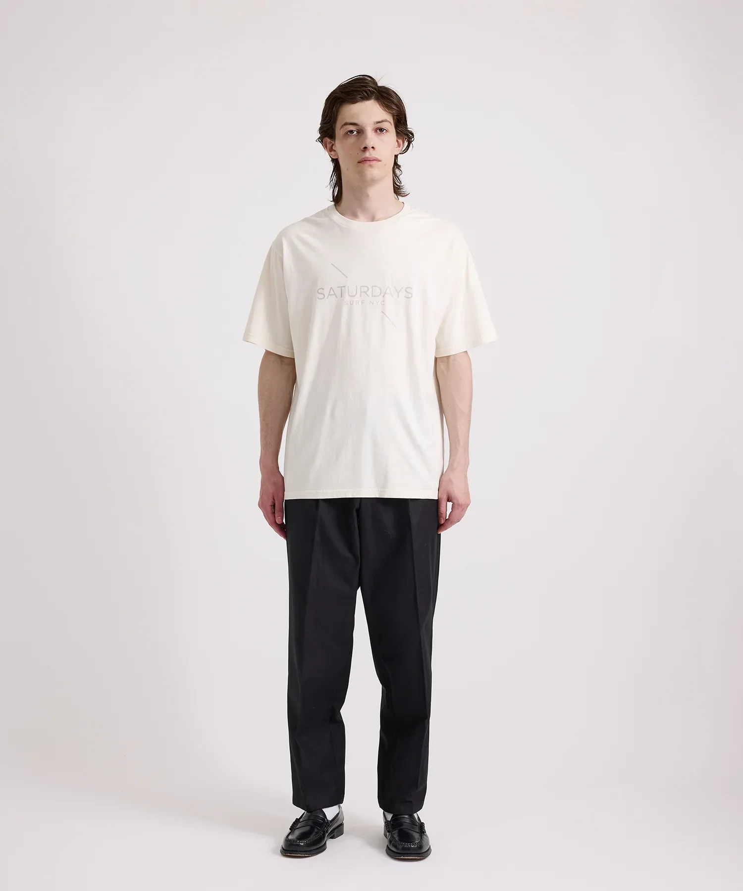 Dean One Tuck Pant - Black - Image 6