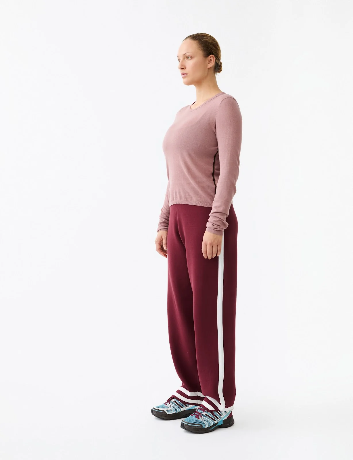 Essentials Long Sleeve Top - Rose - Image 5