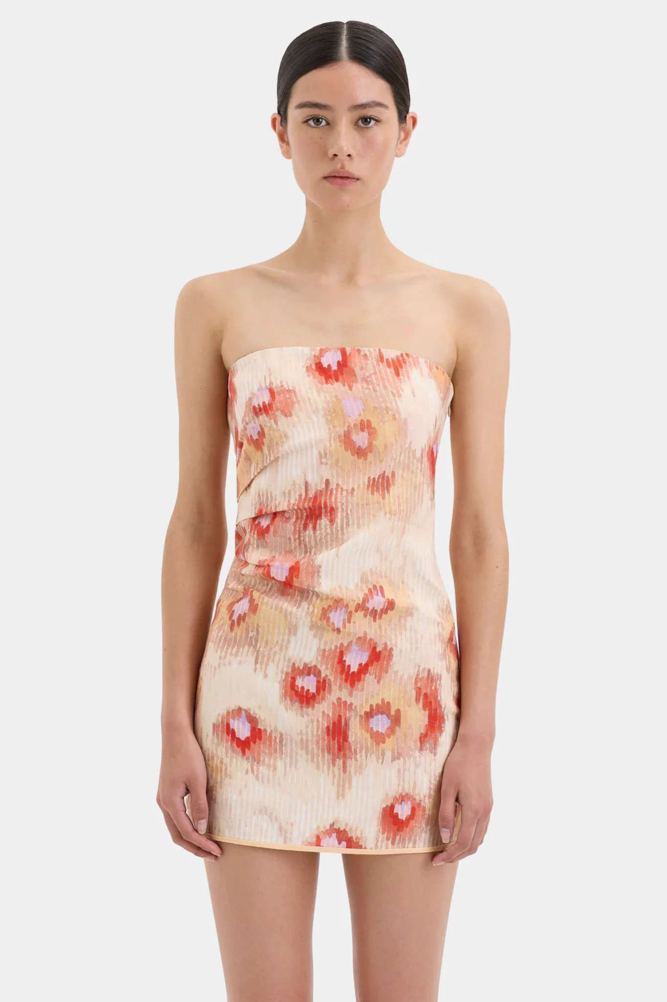 Fiorella Strapless Mini Dress - Petalo Lumina - Image 3