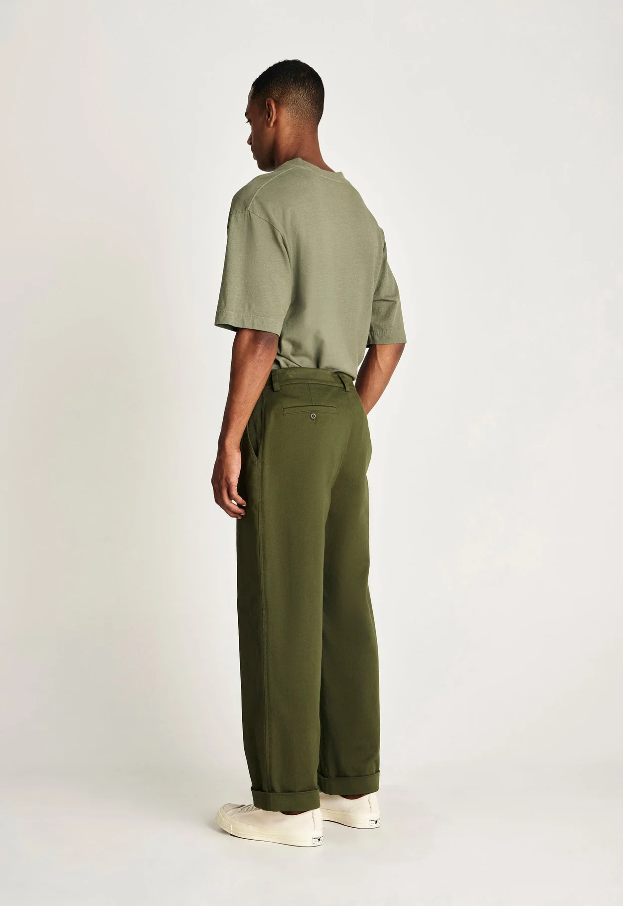 Flint Cotton Pant - Hunter - Image 3