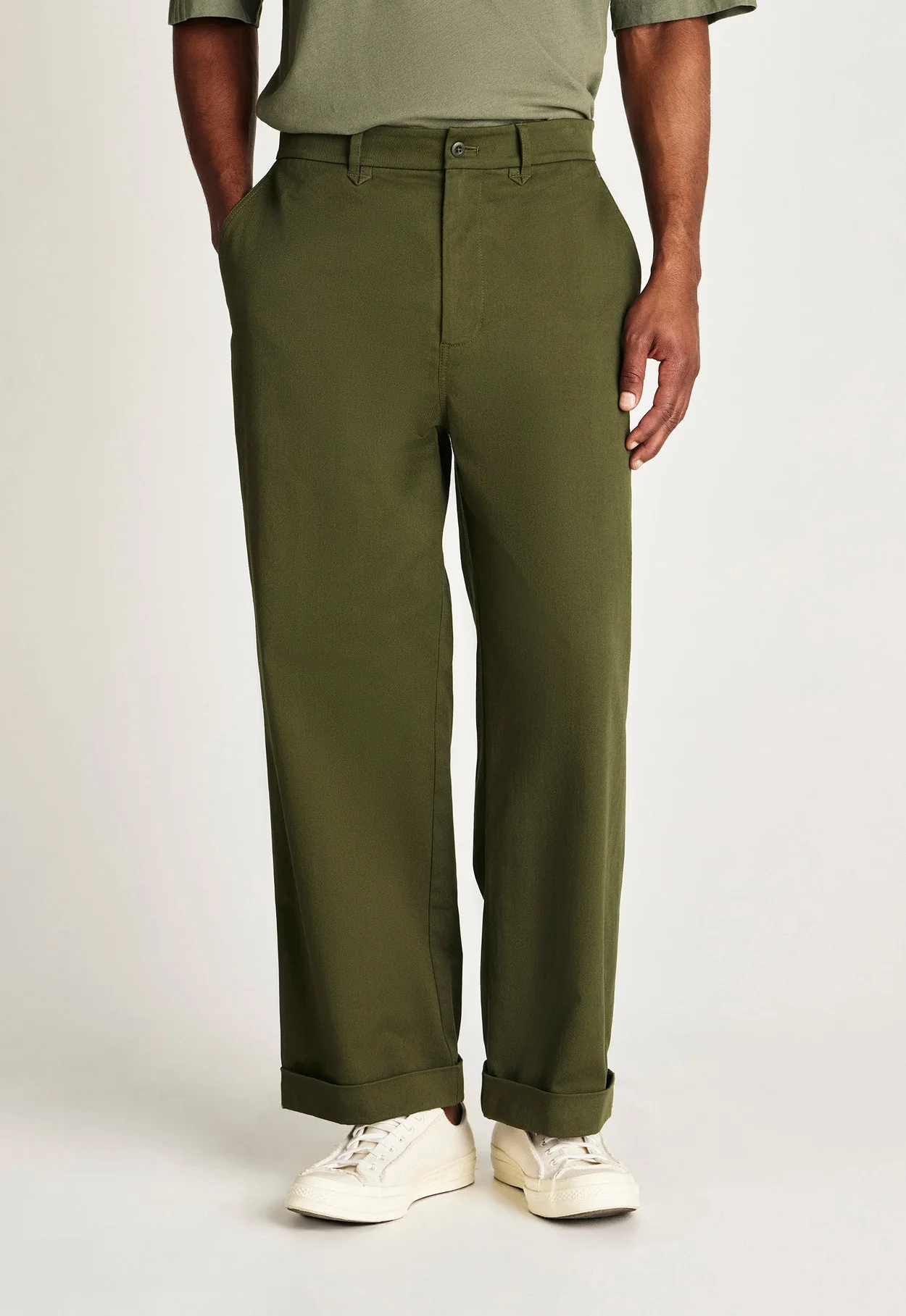 Flint Cotton Pant - Hunter - Image 4