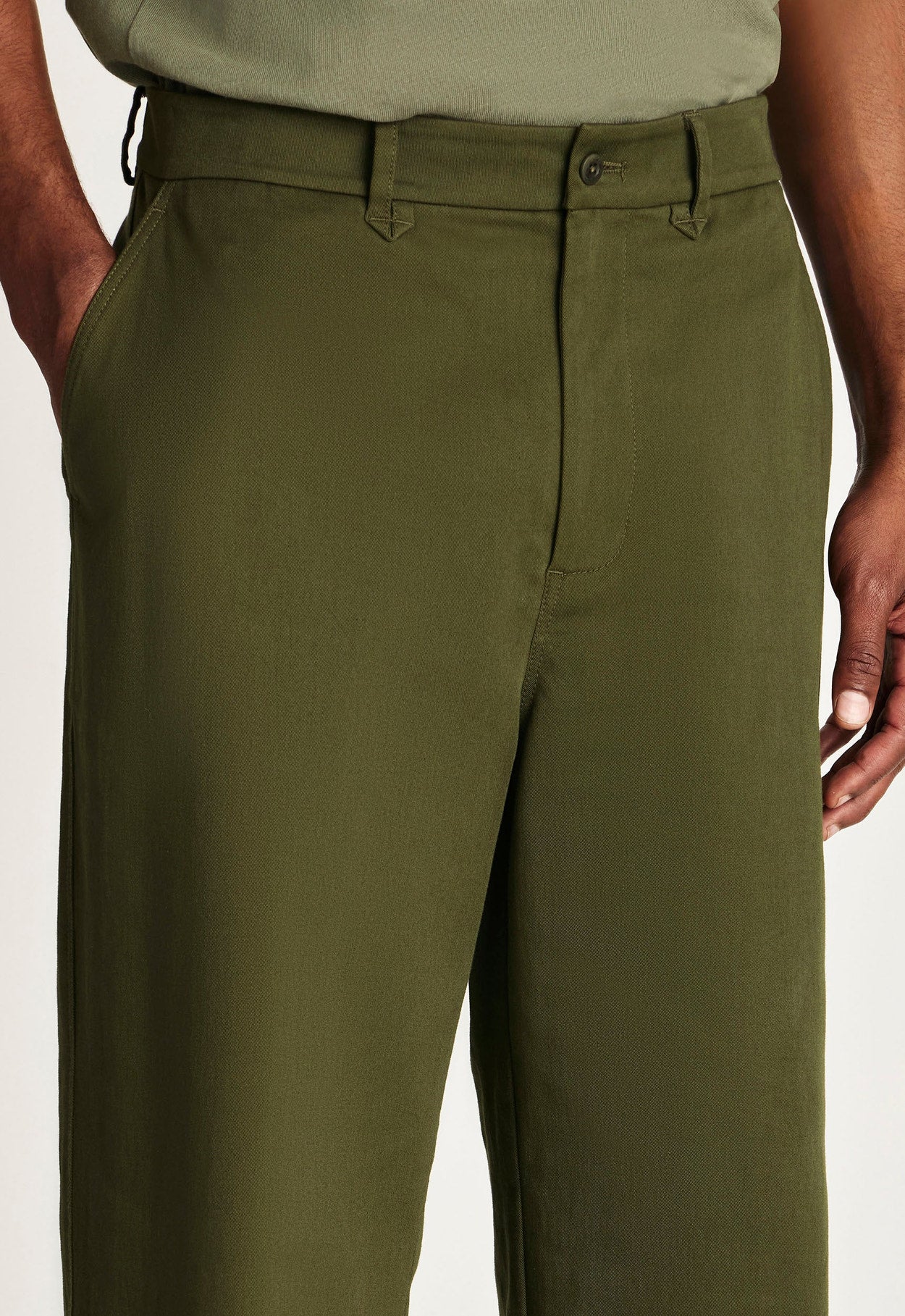 Flint Cotton Pant - Hunter - Image 6