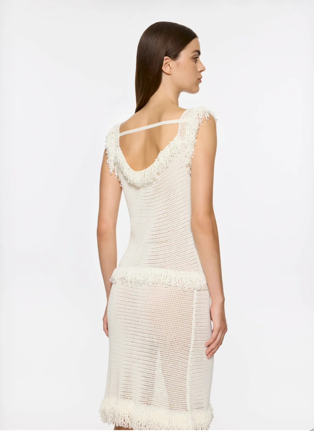 Fringe Top - White - Image 3