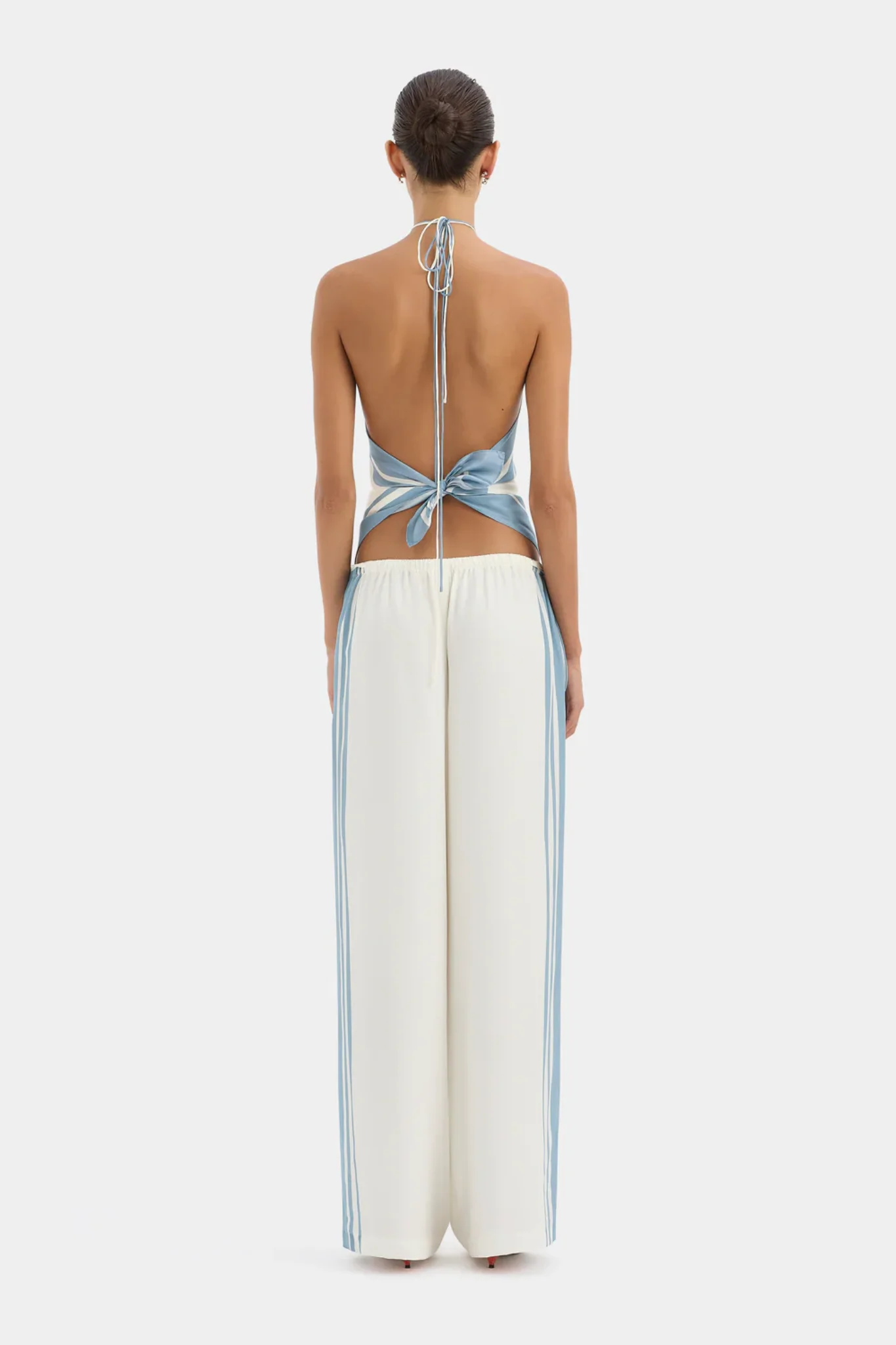 Lilou Drawstring Pant - Liora Blue - Image 4