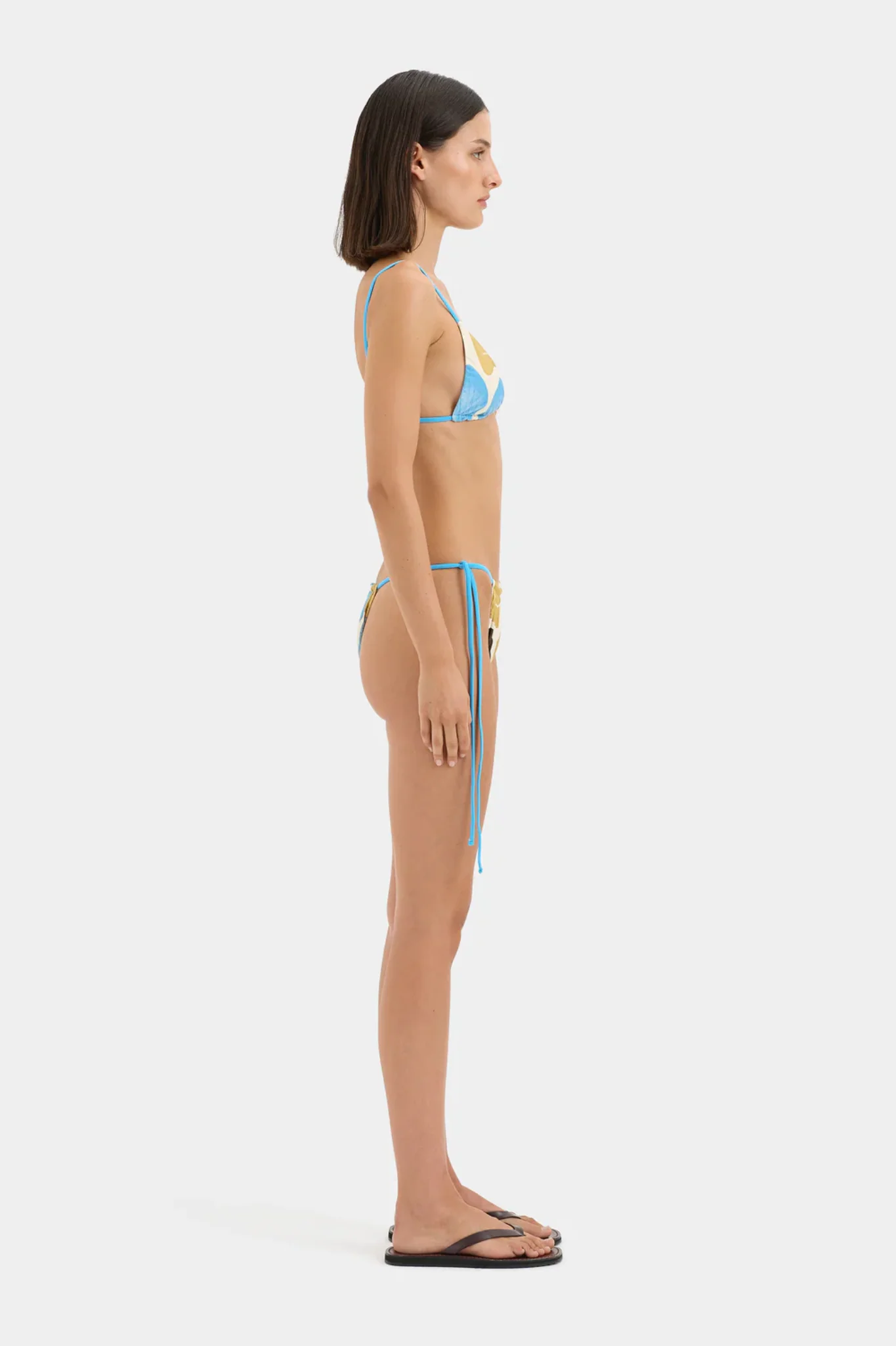 Lola String Triangle Top - Fiorello Verde - Image 6