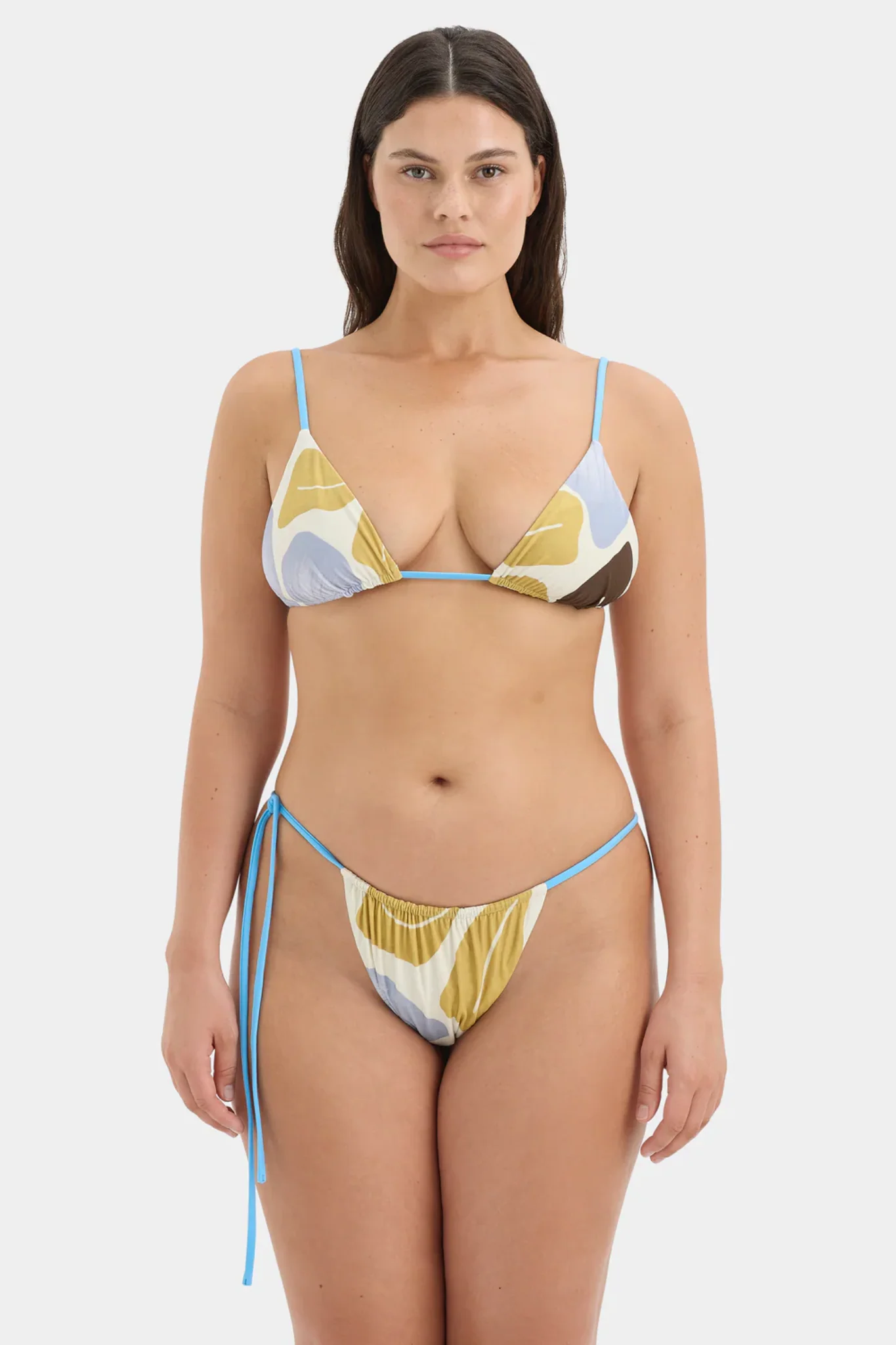 Lola String Triangle Top - Fiorello Verde - Image 8