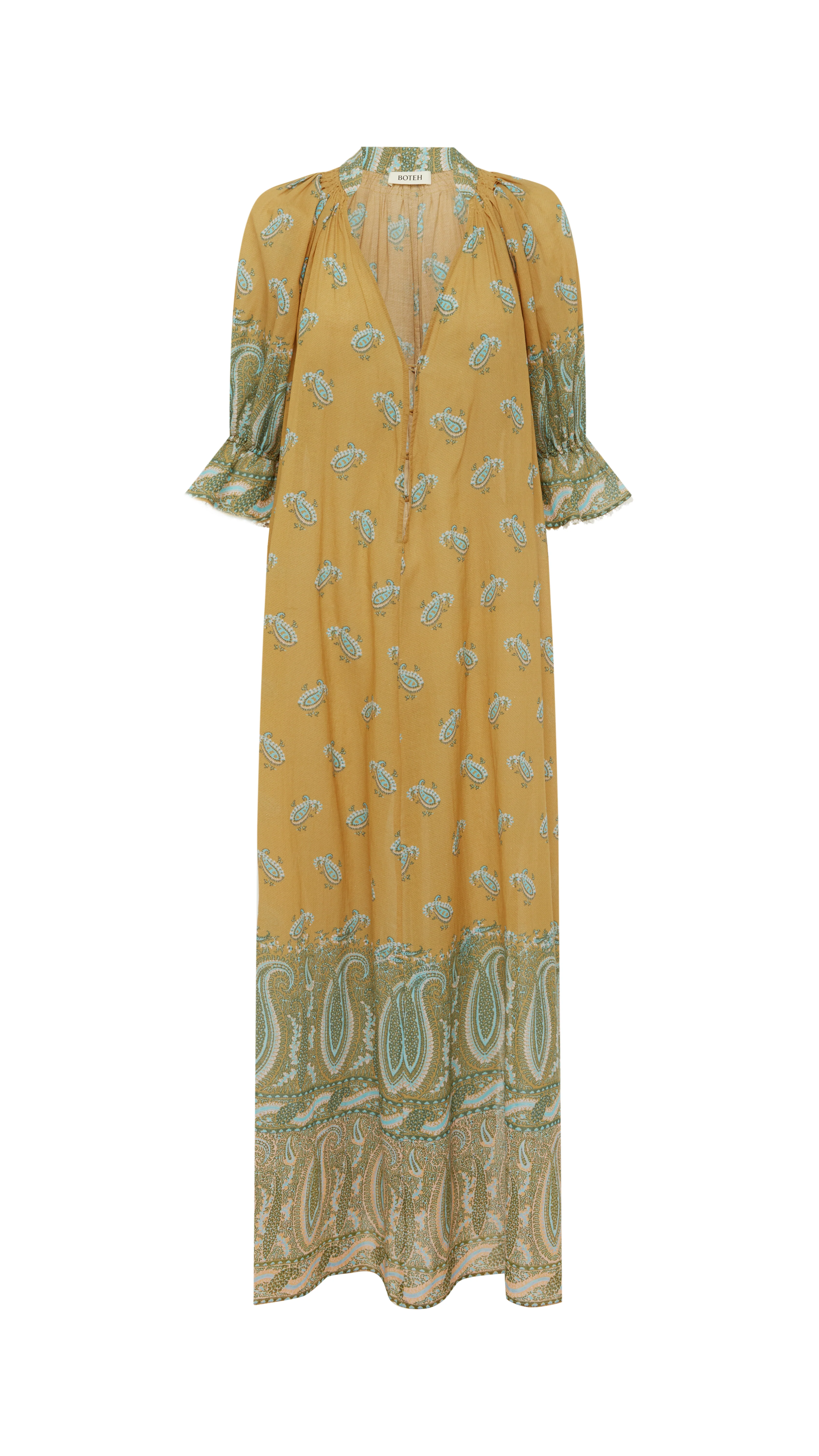 Lucent Maxi Smock Dress