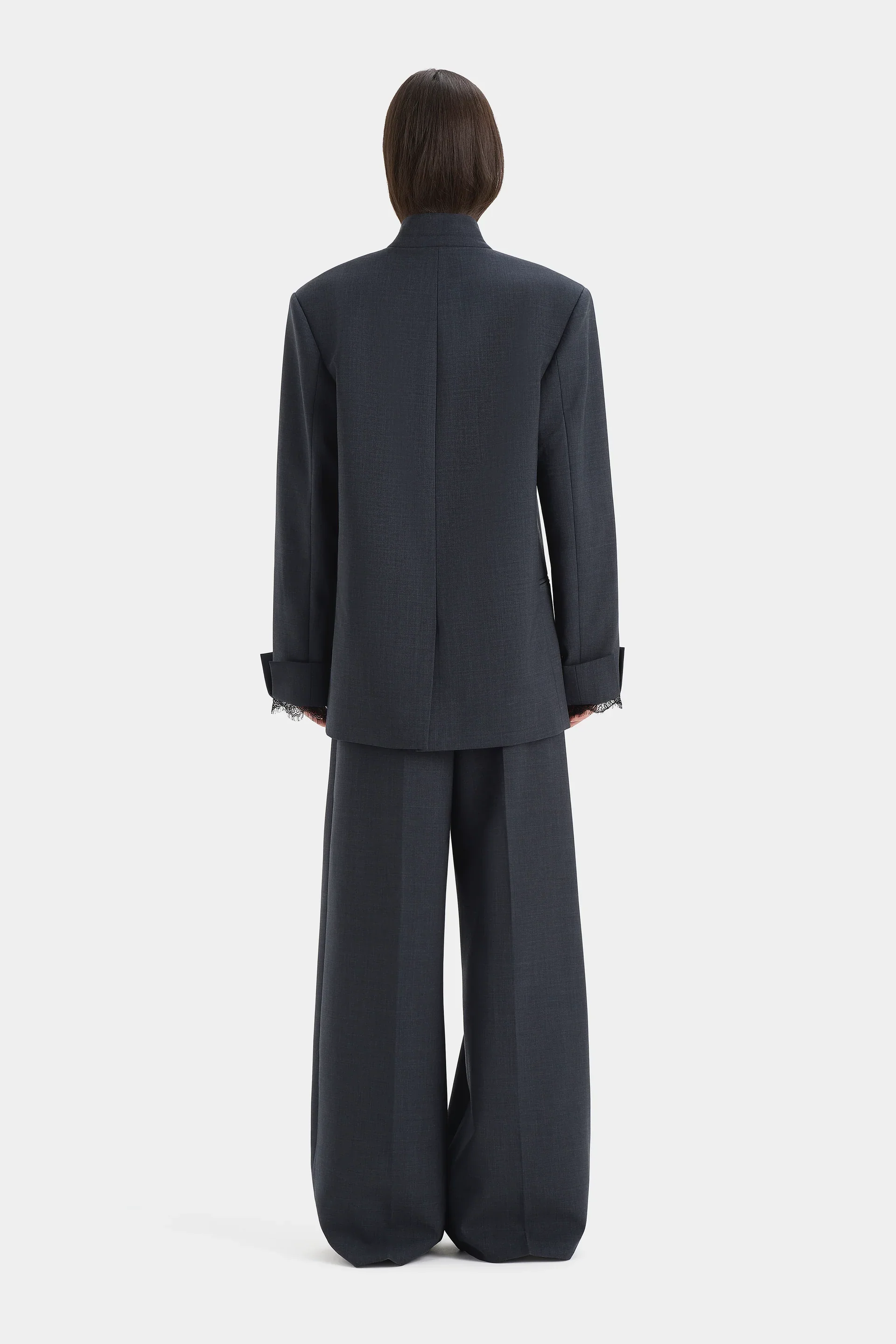 Mathias Oversized Blazer - Slate - Image 5