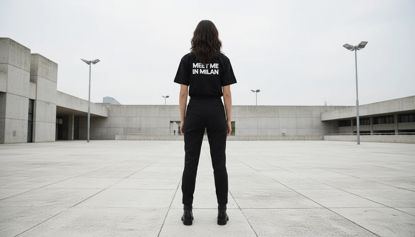 Meet Me In Milan - Black - Image 9
