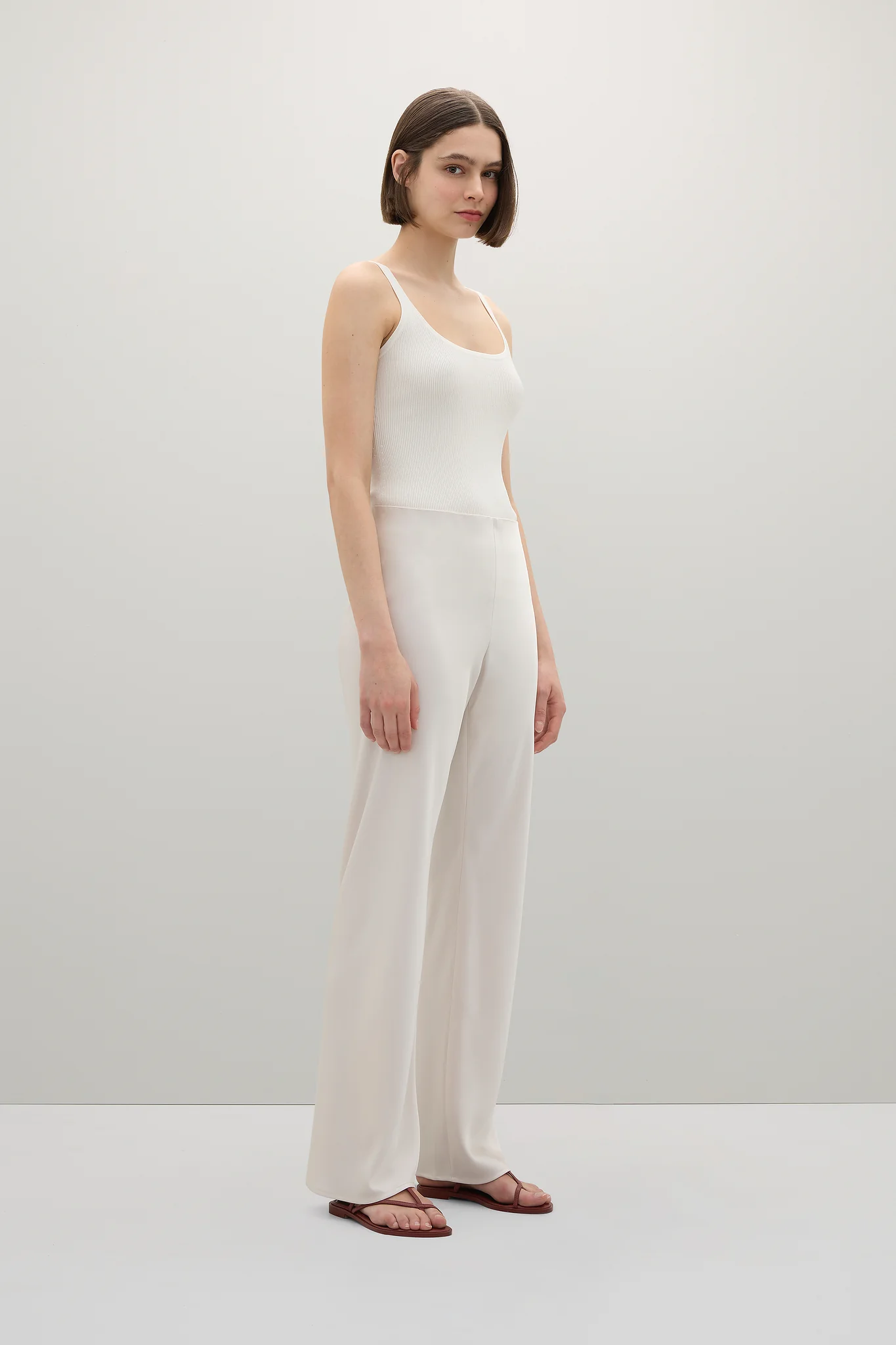 Myrna Bias Pant - Oyster - Image 6