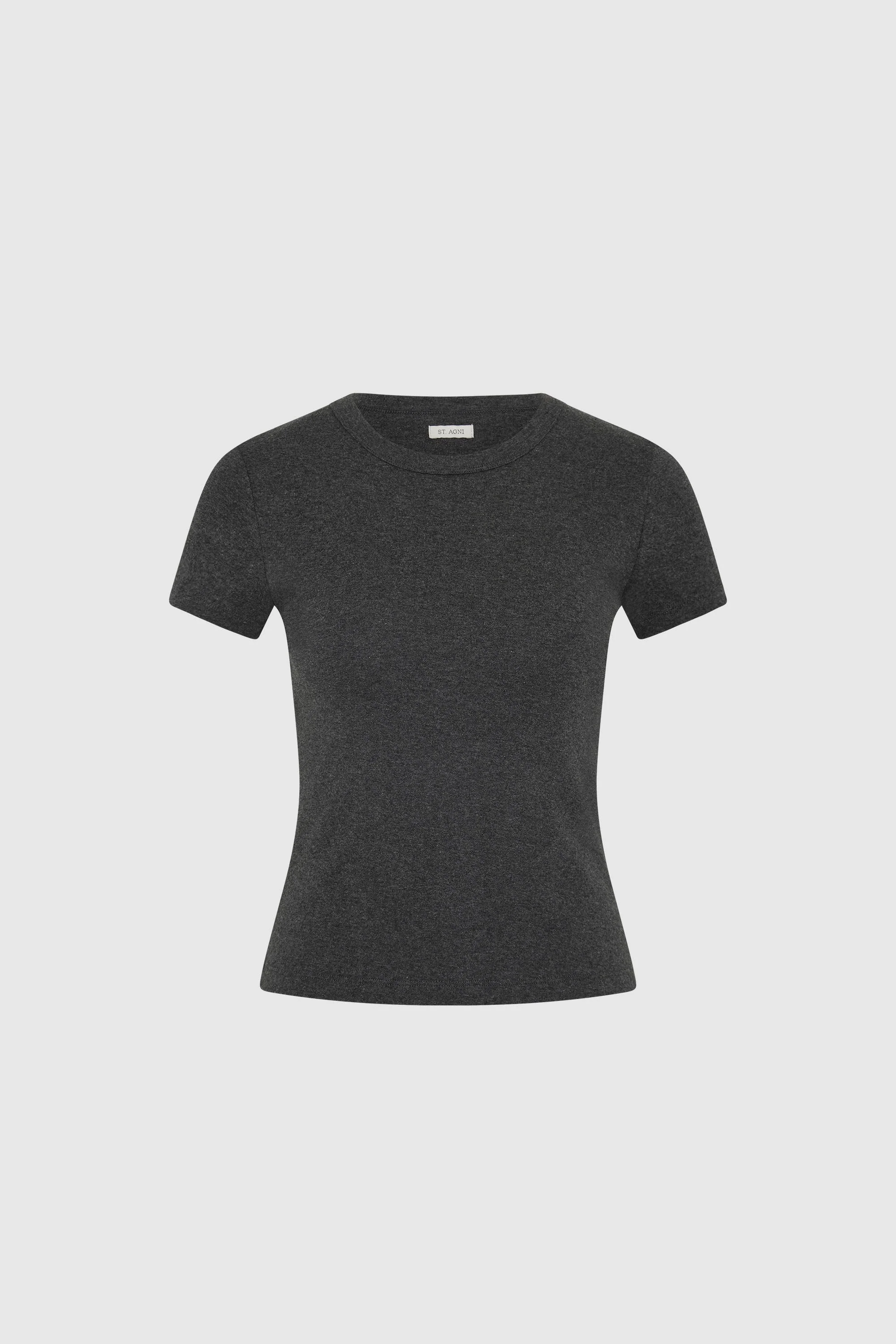 Organic Cotton Baby Tee – Charcoal Melange - Image 5