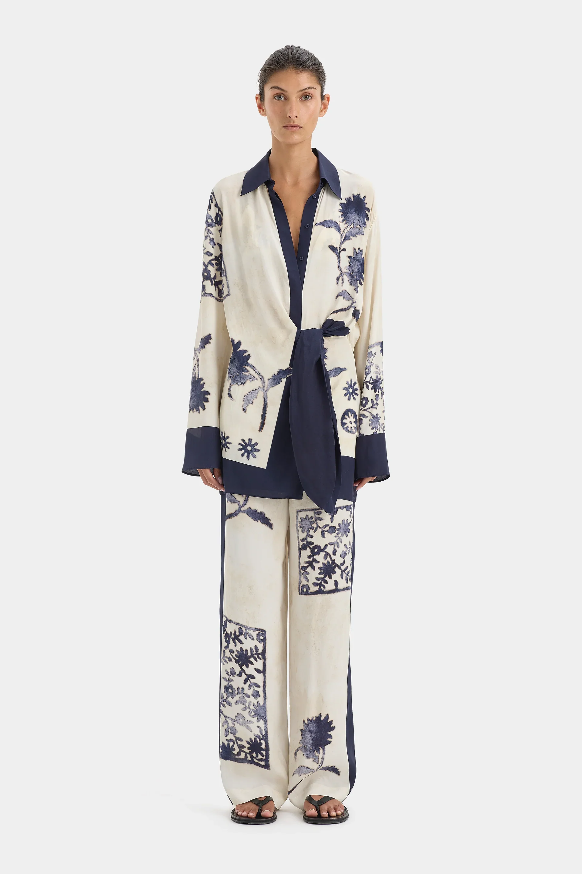 Phillipa Shirt Dress in Eira Midnight - Image 6
