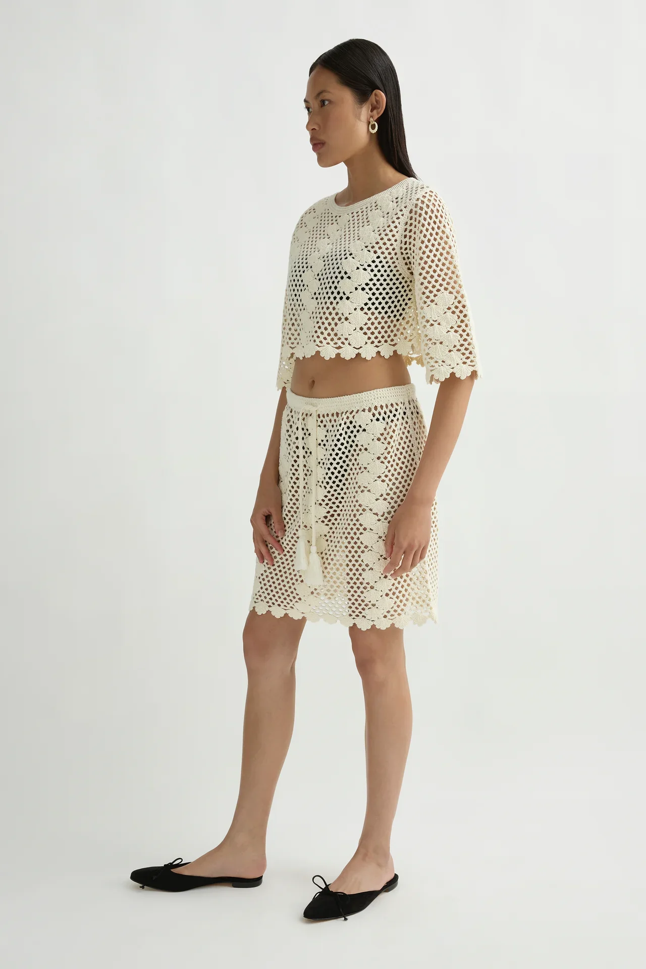 Saskia Skirt - Ivory - Image 3