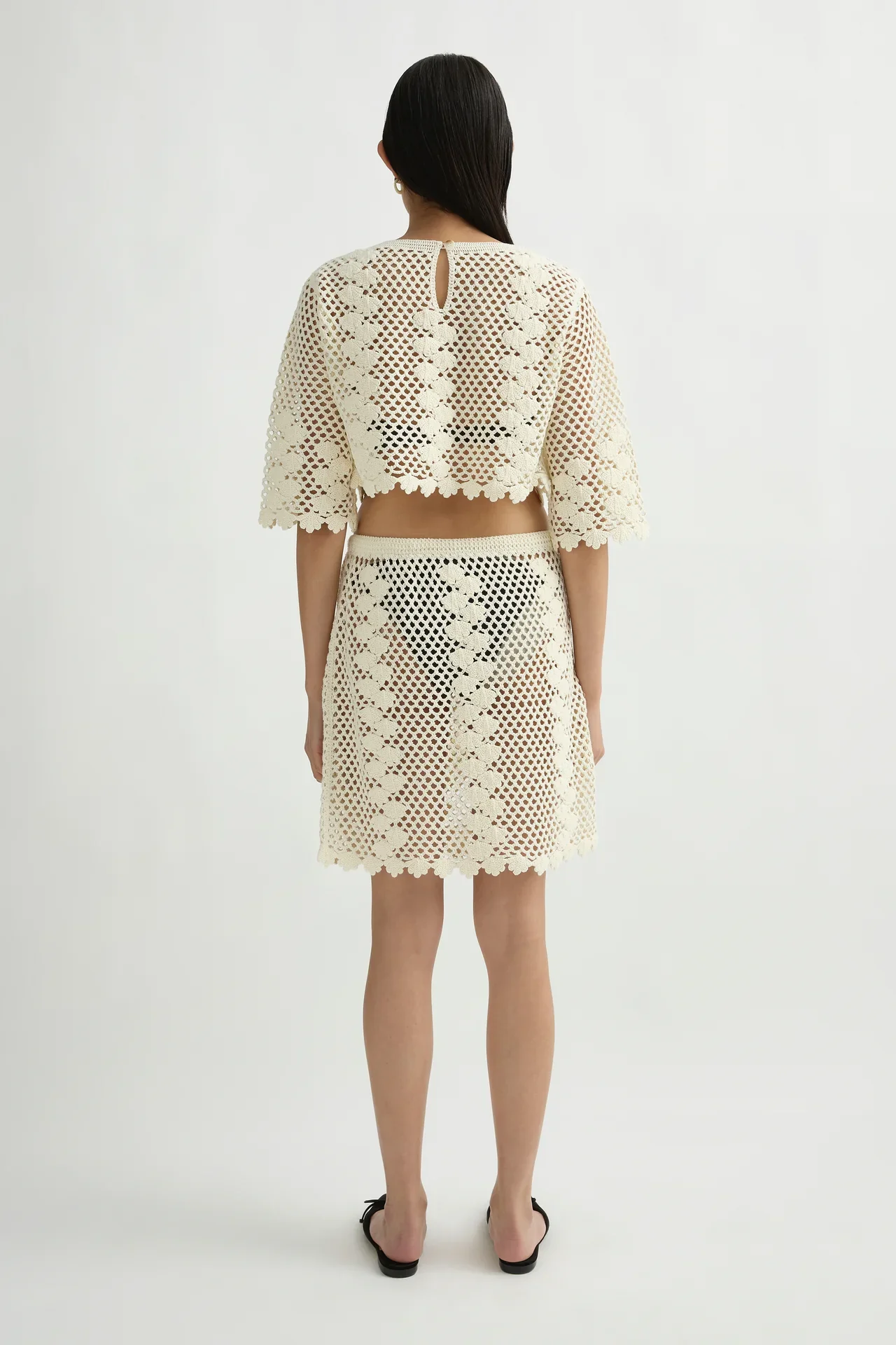 Saskia Skirt - Ivory - Image 4