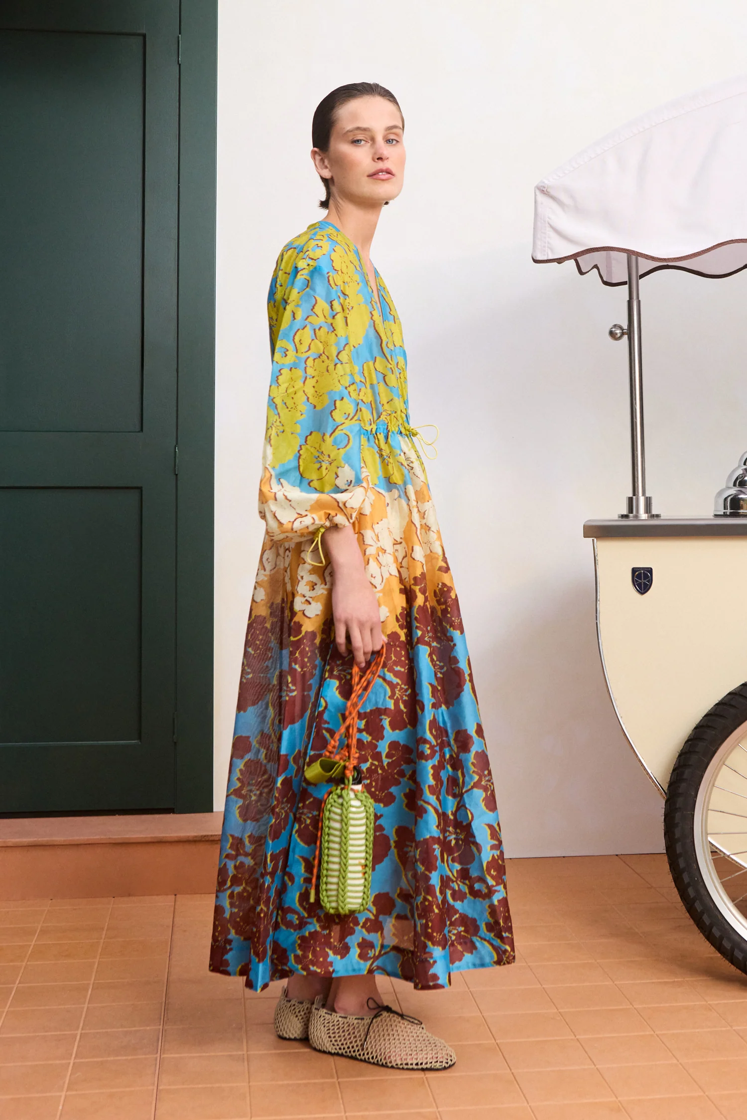Splice Shirt Dress - Image 3