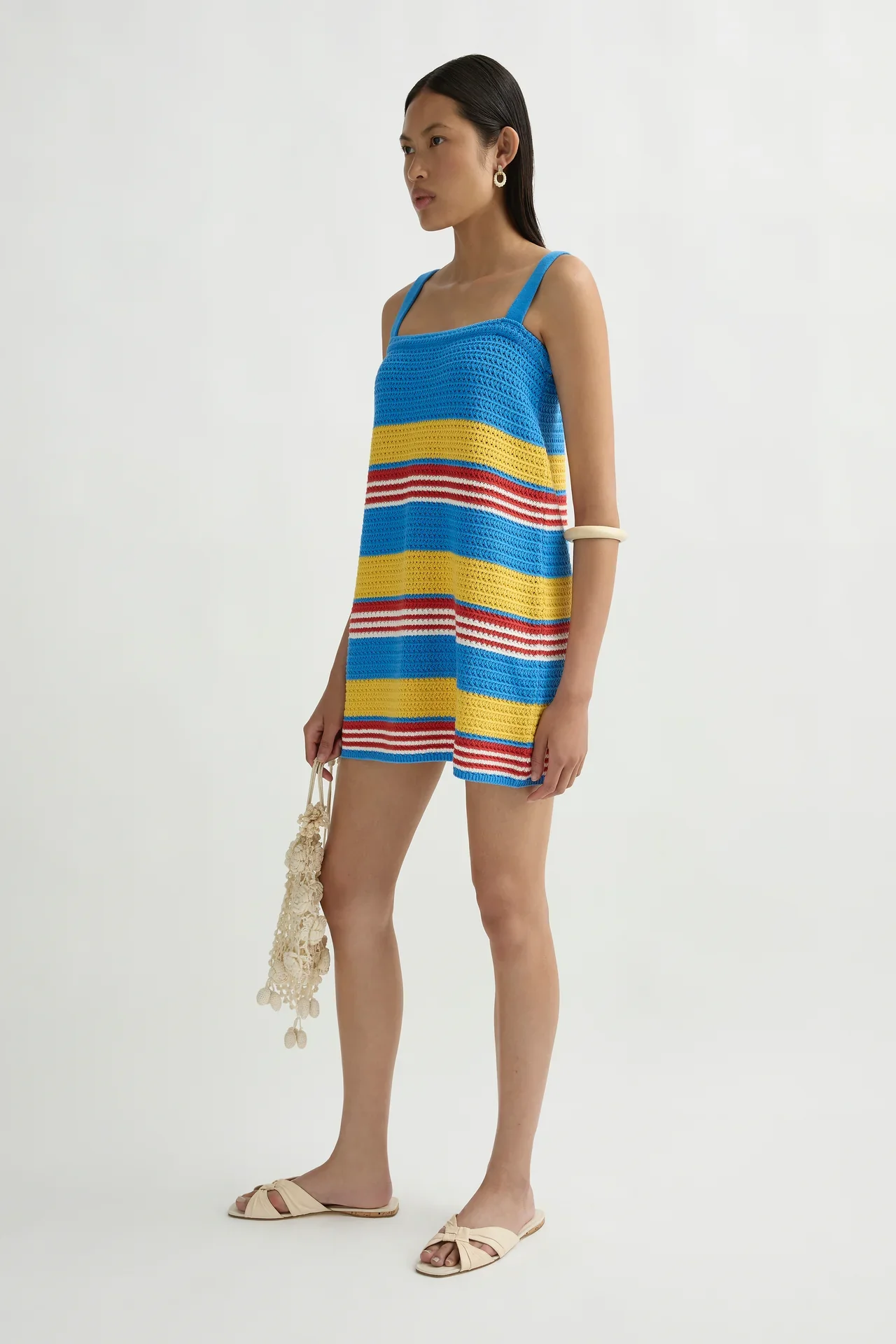 Tammy Dress - Blue Pinstripe - Image 4