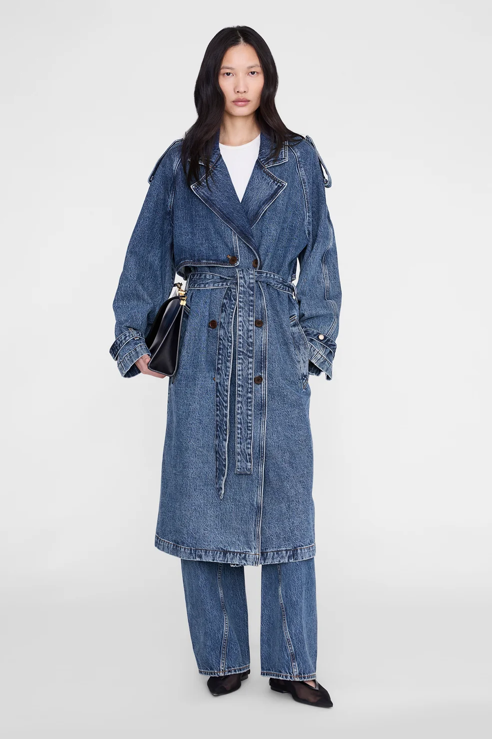 Rickie Maxi Trench – Cabana Blue - Image 2