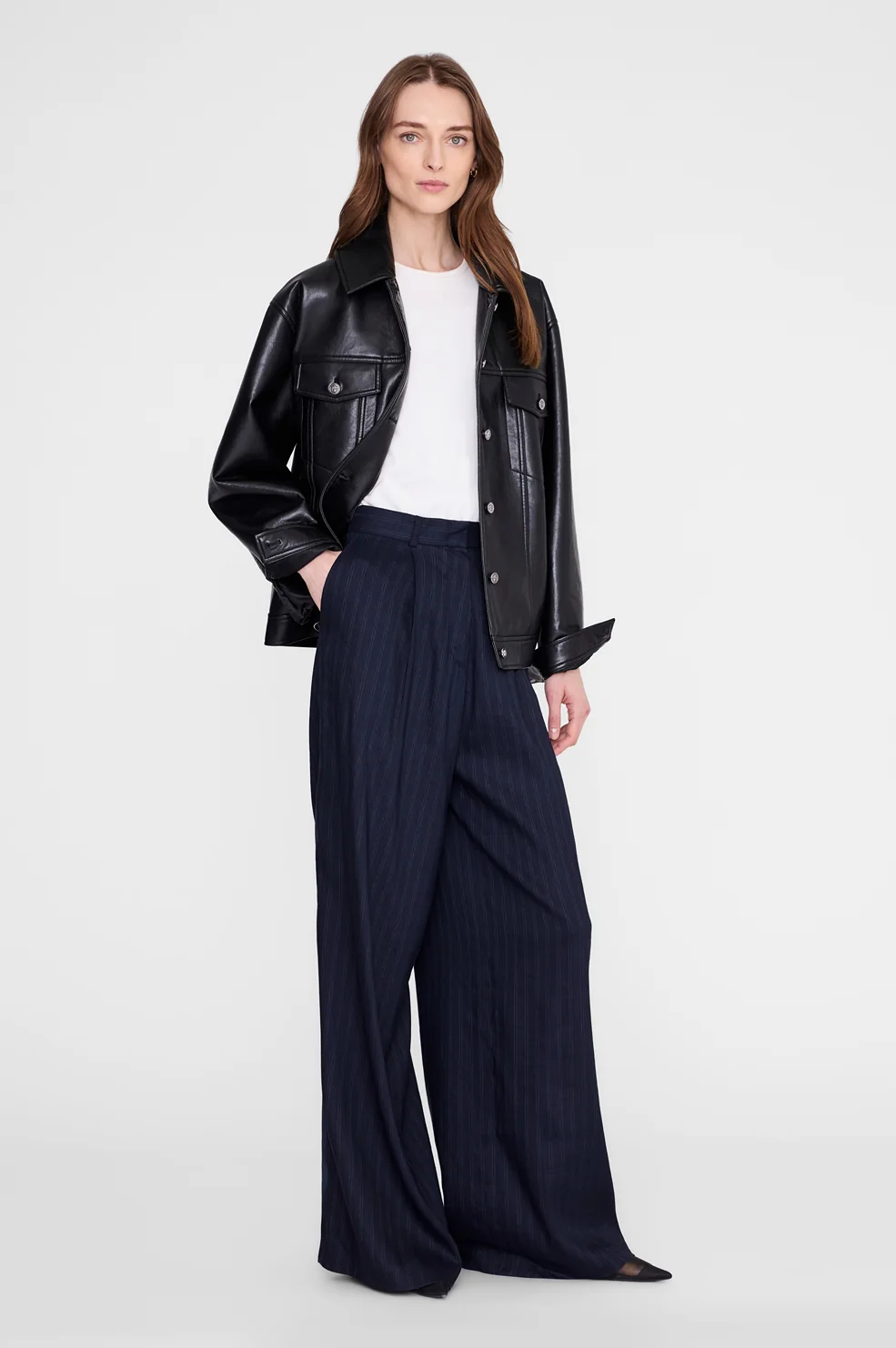 Rory Jacket – Black Recycled Leather - Image 3