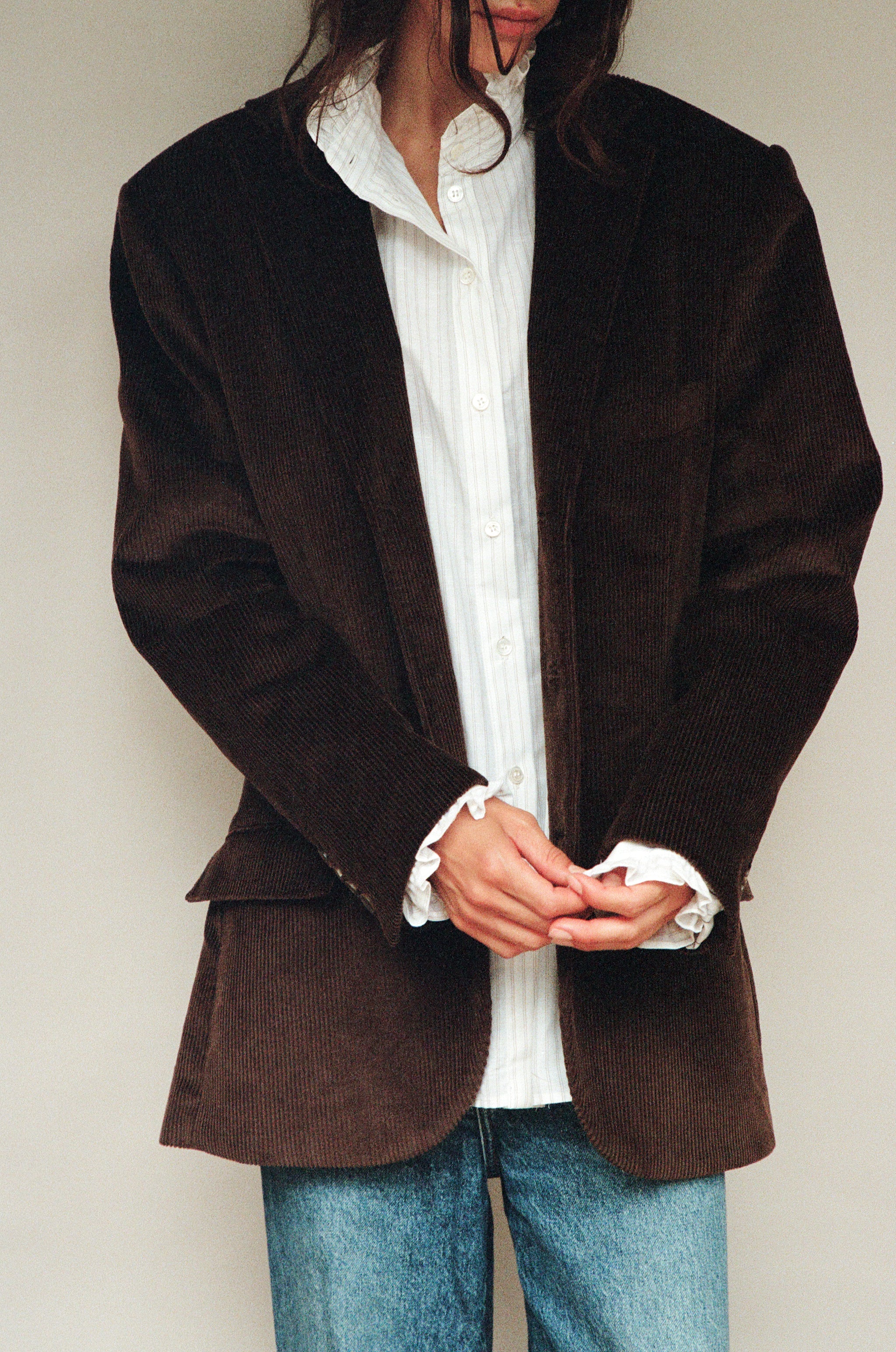 These Are The Good Old Days Blazer - Black coffee - Image 3