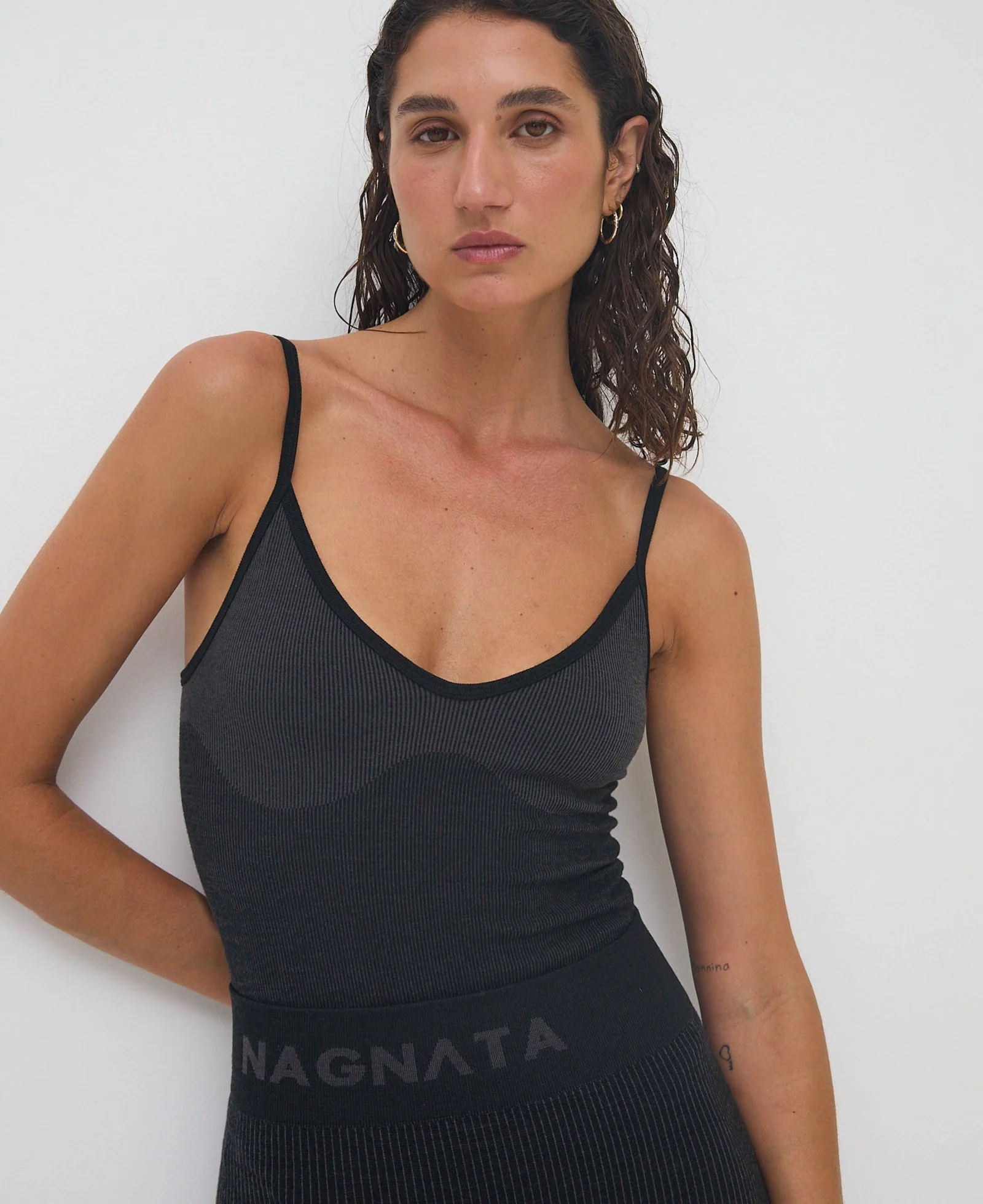 Tri Wool Bodysuit - Obsidian - Image 8