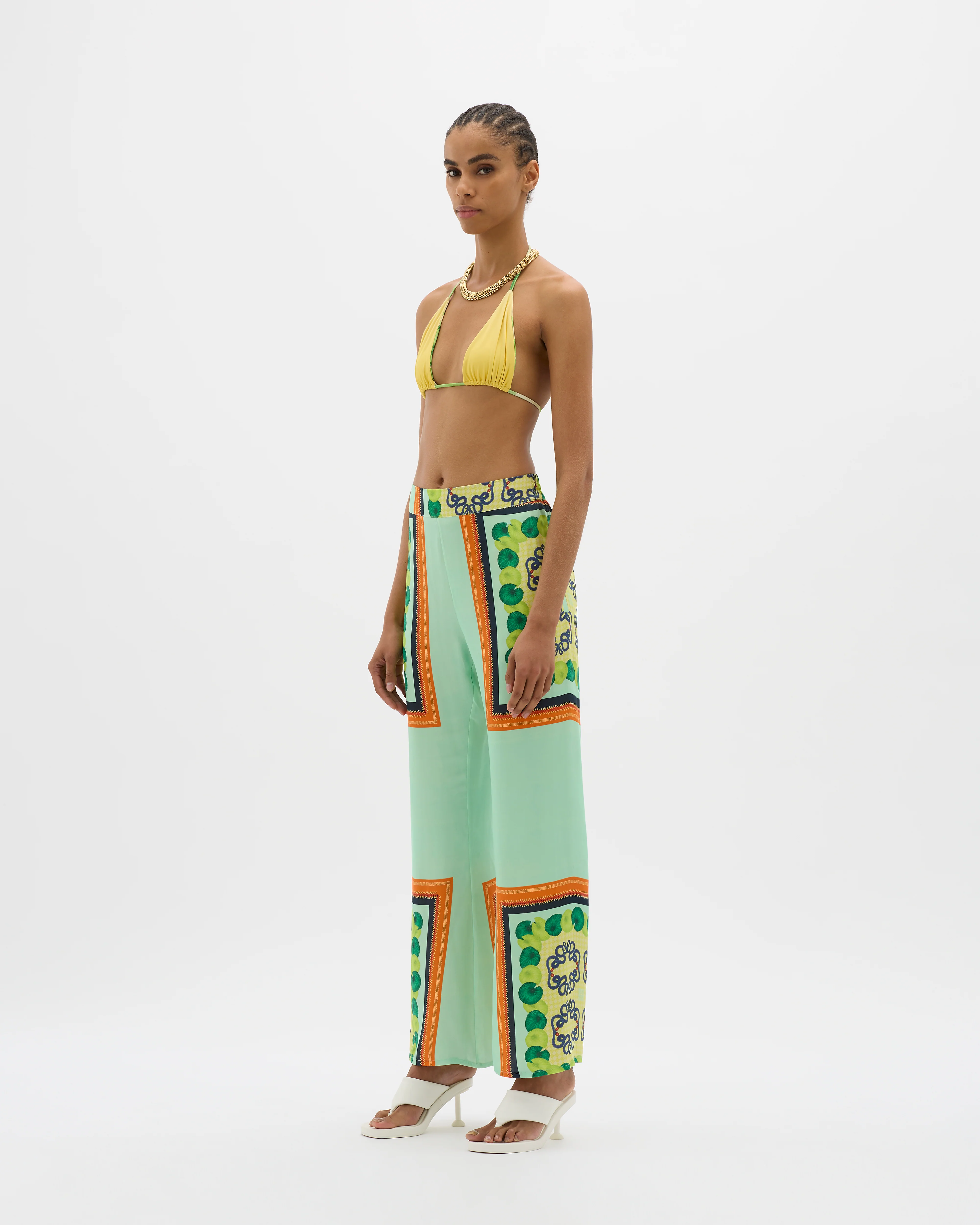 Yin Foliage Pant - Mint - Image 3